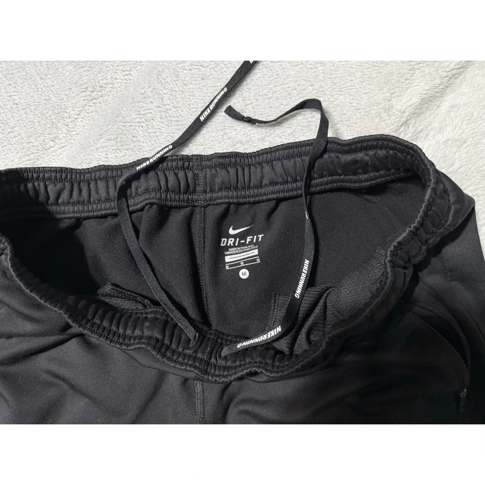Nike Dri-FIT Mens Medium Black Element Thermal Running Pants Track 548160
